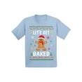 thumbnail image 1 of Awkward Styles Christmas T-Shirt for Baby Boys Girls Xmas Gingerbread Man Baby Shirt, 1 of 4