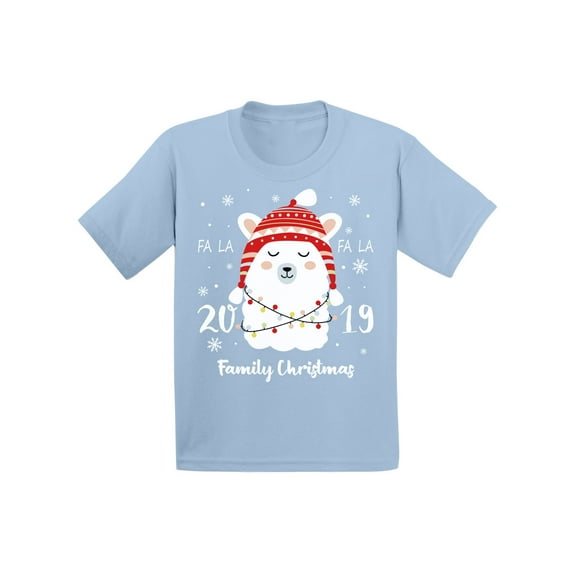 Awkward Styles Christmas T-Shirt for Baby Boys Girls Xmas Lama Baby Shirt