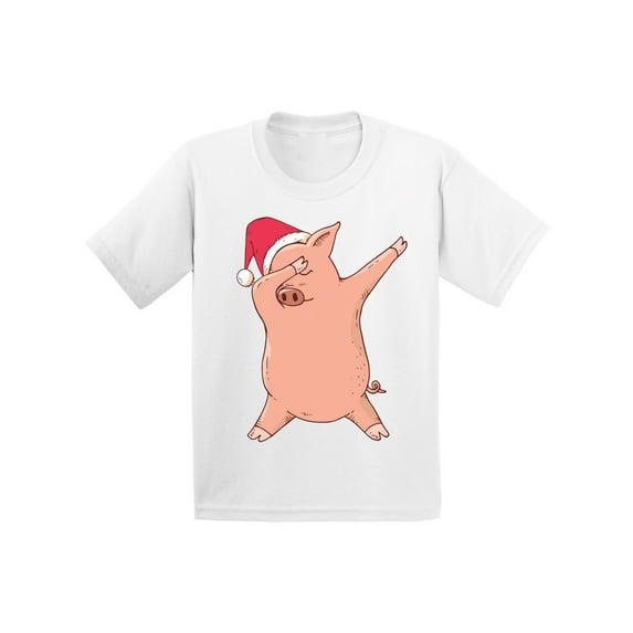 Awkward Styles Christmas T-Shirt for Baby Boys Girls Xmas Pig Dance Baby Shirt