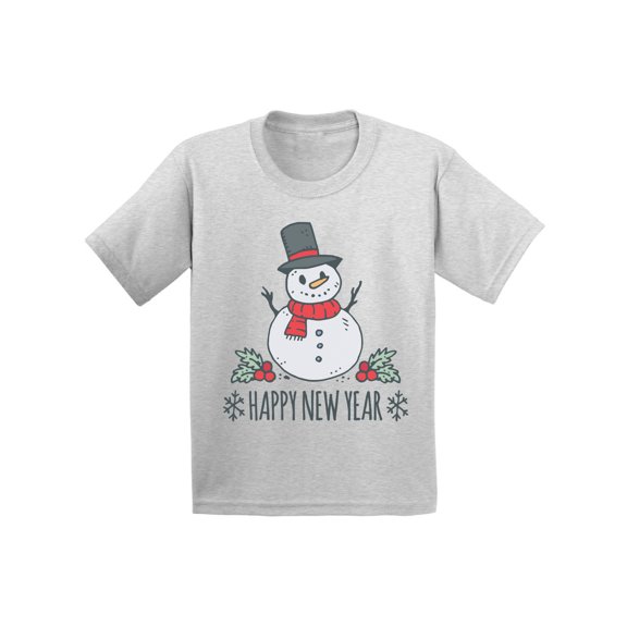 Awkward Styles Christmas T-Shirt for Baby Boys Girls Xmas Snowman Baby Shirt
