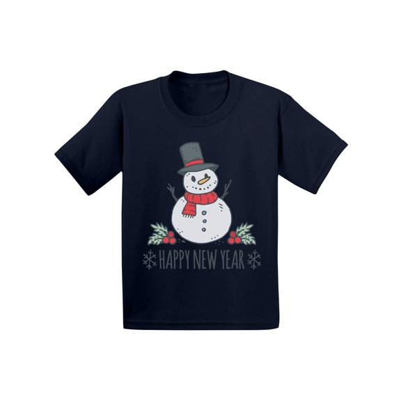 Awkward Styles Christmas T-Shirt for Baby Boys Girls Xmas Snowman Baby Shirt
