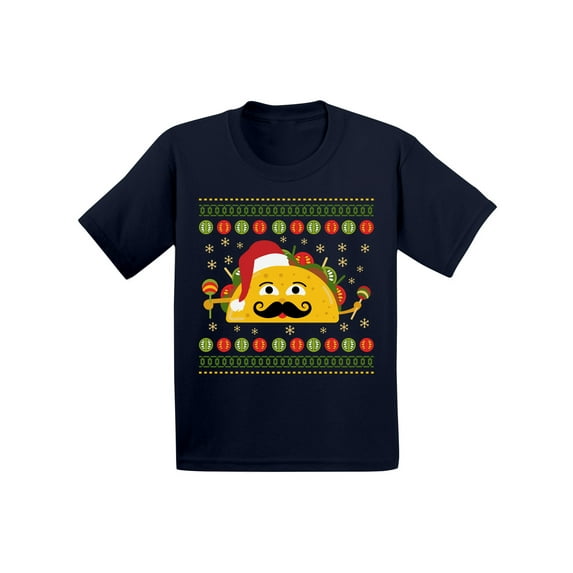 Awkward Styles Christmas T-Shirt for Baby Boys Girls Xmas Taco Toddler Shirt