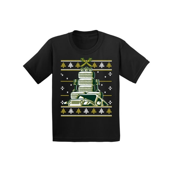 Awkward Styles Christmas T-Shirt for Baby Girls Boys Auto Xmas Tree Baby Shirt