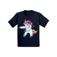 thumbnail image 1 of Awkward Styles Christmas T-Shirt for Baby Girls Boys Xmas Dancing Unicorn Baby Shirt, 1 of 4