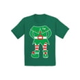 thumbnail image 1 of Awkward Styles Christmas T-Shirt for Boys Girls Green Elf Xmas Toddler Shirt, 1 of 4