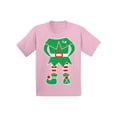 thumbnail image 1 of Awkward Styles Christmas T-Shirt for Boys Girls Green Elf Xmas Toddler Shirt, 1 of 4