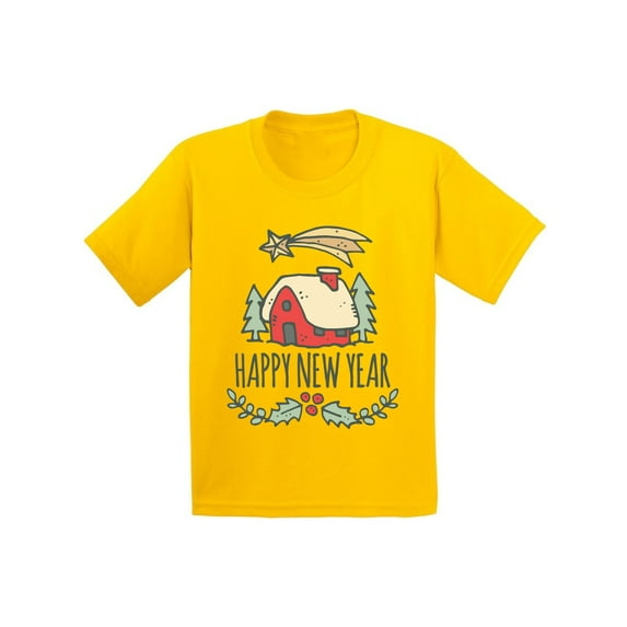 Awkward Styles Christmas T-Shirt for Boys Girls Happy New Year Merry Xmas Kids T Shirts