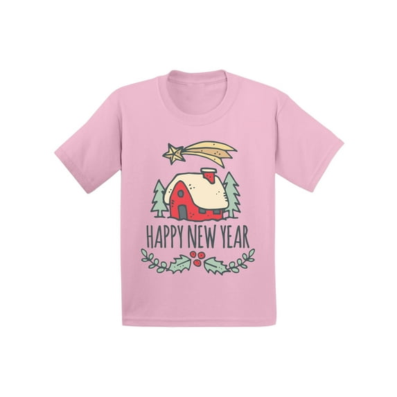 Awkward Styles Christmas T-Shirt for Boys Girls Happy New Year Merry Xmas Toddler Shirt