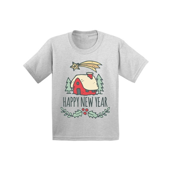 Awkward Styles Christmas T-Shirt for Boys Girls Happy New Year Merry Xmas Toddler Shirt