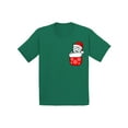 thumbnail image 1 of Awkward Styles Christmas T-Shirt for Boys Girls Little Xmas Cat Toddler Shirt Pocket Print, 1 of 4