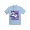 thumbnail image 1 of Awkward Styles Christmas T-Shirt for Boys Girls Purple Xmas Unicorn Toddler Shirt, 1 of 4