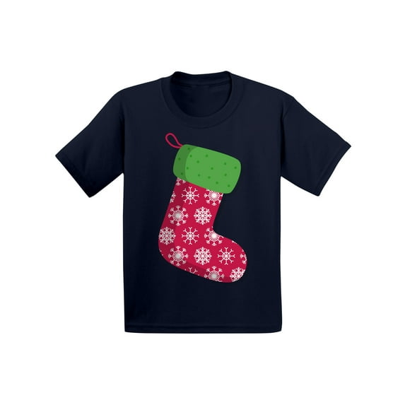 Awkward Styles Christmas T-Shirt for Boys Girls Stocking Snowflake Xmas Toddler Shirt