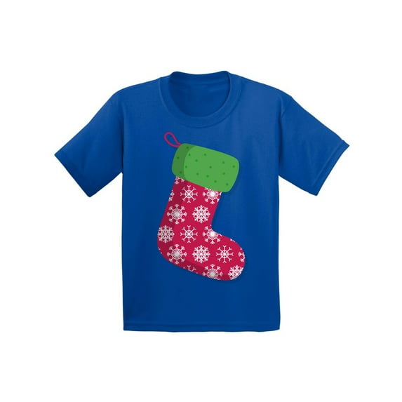 Awkward Styles Christmas T-Shirt for Boys Girls Stocking Snowflake Xmas Toddler Shirt