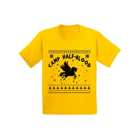 Awkward Styles Christmas T-Shirt for Boys Girls Xmas Camp Half Blood Kids T Shirts