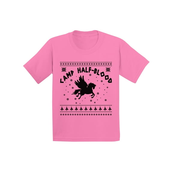 Awkward Styles Christmas T-Shirt for Boys Girls Xmas Camp Half Blood Kids T Shirts