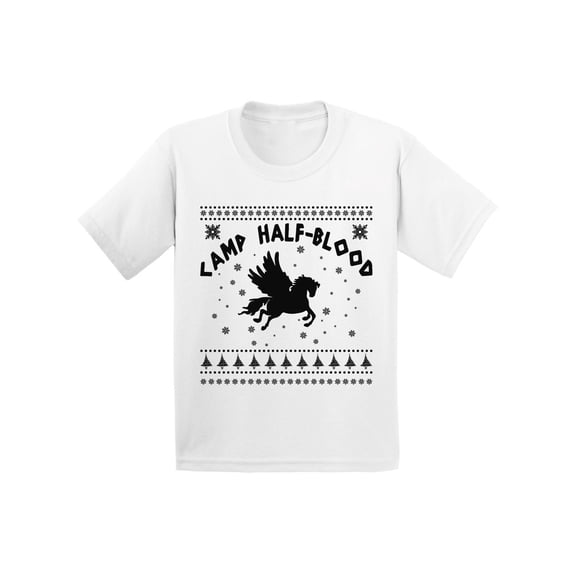 Awkward Styles Christmas T-Shirt for Boys Girls Xmas Camp Half Blood Kids T Shirts