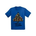 thumbnail image 1 of Awkward Styles Christmas T-Shirt for Boys Girls Xmas Meowee Toddler Shirt Cat Tree, 1 of 4