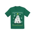 thumbnail image 1 of Awkward Styles Christmas T-Shirt for Boys Girls Xmas Meowee Toddler Shirt, 1 of 4