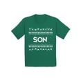 thumbnail image 1 of Awkward Styles Christmas T-Shirt for Boys Son Christmas Pattern Toddler Shirt, 1 of 4