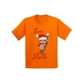 thumbnail image 1 of Awkward Styles Christmas T-Shirt for Boys Xmas Son Sloth Kids T Shirts, 1 of 4