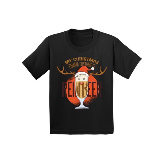 Awkward Styles Christmas T-Shirt for Girls Boys Cute Xmas Reindeer Kids T Shirts