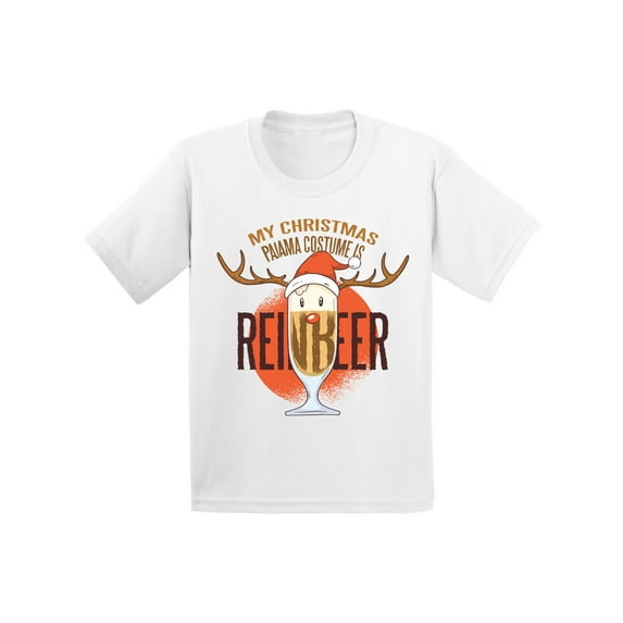 Awkward Styles Christmas T-Shirt for Girls Boys Cute Xmas Reindeer Kids T Shirts