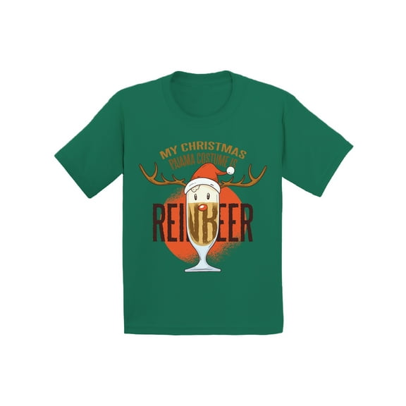 Awkward Styles Christmas T-Shirt for Girls Boys Cute Xmas Reindeer Toddler Shirt