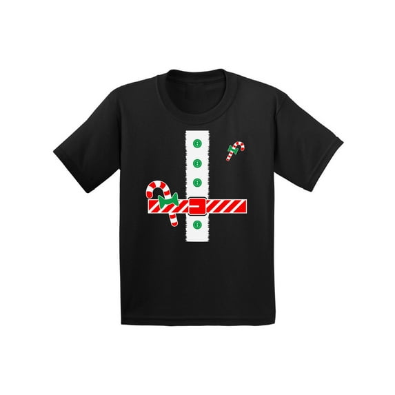 Awkward Styles Christmas Tuxedo Shirt for Kids Awkward Styles Tuxedo Shirt for Children Santa's Helper Funny Elf Holiday Party T-Shirt Xmas Gifts for Youth Christmas Tee