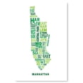 thumbnail image 1 of Awkward Styles City Map Poster Wall Art Manhattan Home Decor Prints, 1 of 3