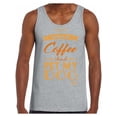 thumbnail image 1 of Awkward Styles Coffee T-Shirt I Just Wanna Pet my Dog Tank Tops for Men, 1 of 4