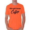thumbnail image 1 of Awkward Styles Coffee T-Shirt This Girl Loves Coffee T Shirts for Men, 1 of 4