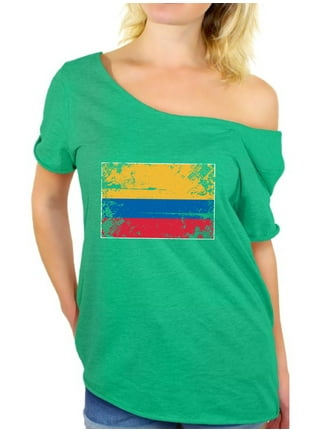 Colombian blouse for Lady with short sleeves and bare shoulders