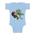 thumbnail image 1 of Awkward Styles Colombia Soccer Short Sleeve Baby Bodysuit Dinosaur One Piece Top, 1 of 4