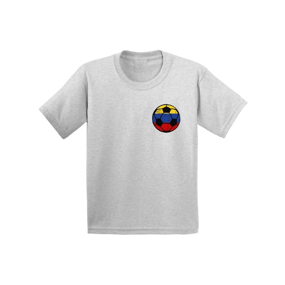 Awkward Styles Colombia Soccer Toddler Shirt Colombia Toddler Soccer Team Colombia Shirts Colombian Flag Gifts Colombia Soccer Ball Shirt for Boys Colombia Tshirt for Girls Gifts from Colombia