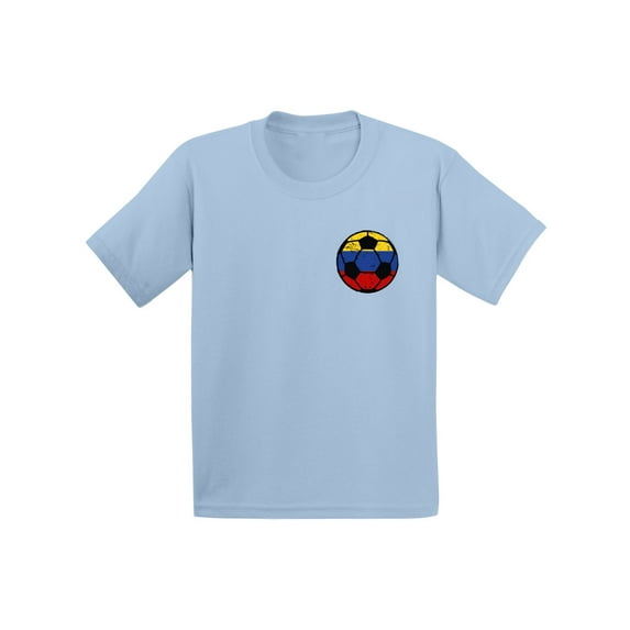 Awkward Styles Colombia Soccer Toddler Shirt Colombia Toddler Soccer Team Colombia Shirts Colombian Flag Gifts Colombia Soccer Ball Shirt for Boys Colombia Tshirt for Girls Gifts from Colombia