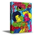 thumbnail image 1 of Awkward Styles Contemporary Painting Canvas Wall Art Colorful Figures Home Decor Prints Expressive Artwork, 1 of 7