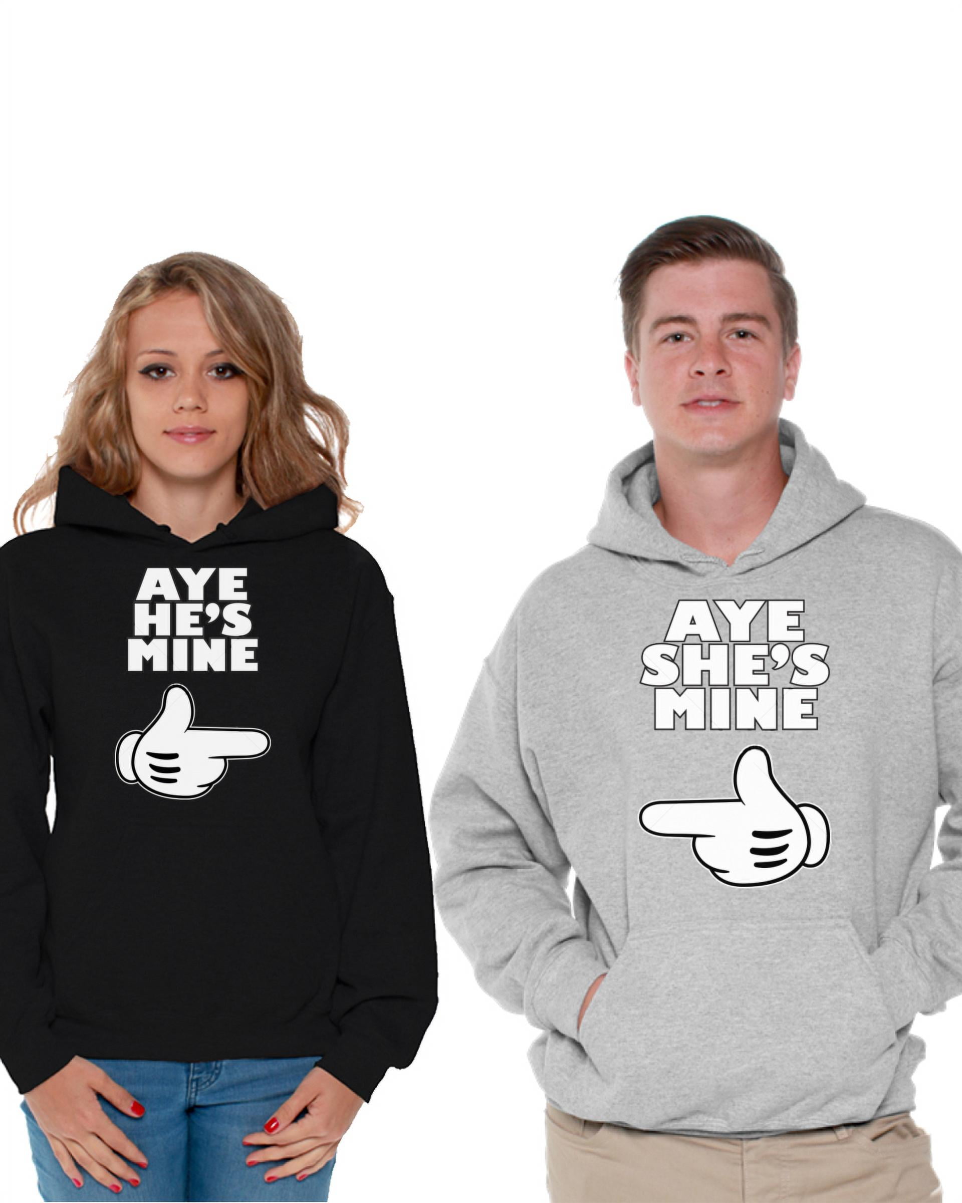 He's Mine Cute Hoodie for Couples, Premium Design