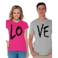 thumbnail image 1 of Awkward Styles Couple Shirts Love Couple Matching Shirts Love T Shirts for Couples Love Couple Matching Outfits Valentine's Day Gift for Couple Love Couple T-shirt Happy Valentines Day, 1 of 5
