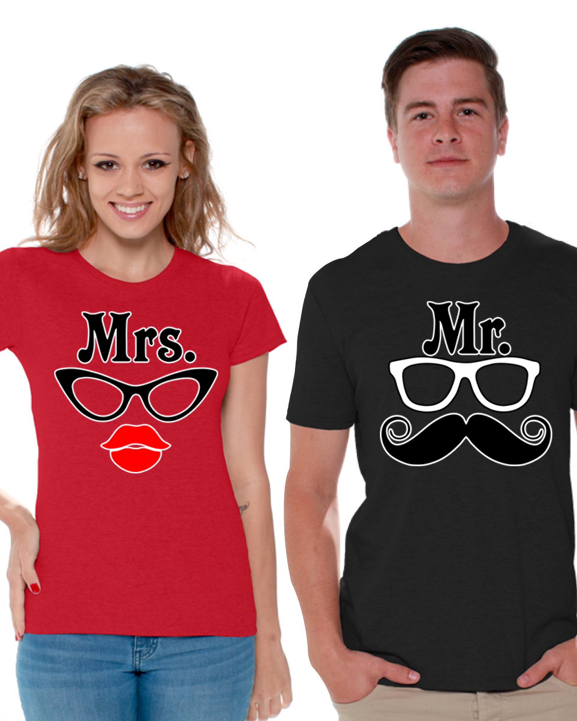 Awkward Styles Couples Shirts Matching Couple Shirts Mr. and Mrs. T ...
