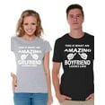 thumbnail image 1 of Awkward Styles Couples Shirts This Is What An Amazing Girlfriend / Boyfriend Looks Like Couples Matching Shirts Boyfriend Girlfriend T Shirts for Couples Happy Valentines Day Cute Couple Shirts, 1 of 5