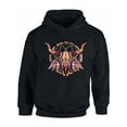 thumbnail image 1 of Awkward Styles Cow Skull Hooded Sweatshirt Dia de los Muertos Gifts for Women Day of the Dead Hoodie for Men Skull Sweatshirt Sugar Skull Hoodie Sweater Cow Skull Sweater Dreamcatcher Skull Hoodie, 1 of 5