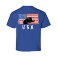 thumbnail image 1 of Awkward Styles Cowboy Hat USA Youth Shirt Stripes and Stars USA Flag T shirt for Boys USA Pride USA Flag T shirt for Girls Made in the USA Texas Kids Tshirt Patriotic Gifts Print on the Back Only, 1 of 4