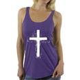thumbnail image 1 of Awkward Styles Cross Racerback Tank Top for Women Christian Clothes for Ladies Following Jesus Womens Racerback Tank Top Jesus Clothing Christian Cross Tanks T Shirt for Her Cross Ladies Shirt, 1 of 4