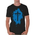 thumbnail image 1 of Awkward Styles Cross Shirt for Men Christian Mens Shirts Christian Cross Clothes for Men Jesus Christ is the Lord Christian Cross Birthday Gifts Jesus Shirts Jesus Clothing Cross Mens Shirt, 1 of 4