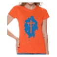 thumbnail image 1 of Awkward Styles Cross Shirt for Women Christian Cross Clothes for Ladies Following Jesus Womens T-Shirt Christian Gifts Jesus Shirts Jesus Cross Clothing Jesus T Shirt for Her Cross Ladies Shirt, 1 of 4