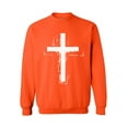thumbnail image 1 of Awkward Styles Cross Unisex Crewneck Christian Crewneck for Her Cross Clothes Collection Jesus Cross Crewneck for Women Jesus Sweater for Men Christian Gifts Cross Outfit for Men and Women, 1 of 5