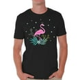 thumbnail image 1 of Awkward Styles Crowned Flamingo T Shirt for Men Summer Mens Shirts Pink Flamingo Clothes for Men Flamingo T-Shirt Beach Tshirt Pink Flamingo Gifts Flamingo Shirts Summer Clothing Collection for Men, 1 of 4