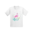 thumbnail image 1 of Awkward Styles Crowned Flamingo Toddler Shirt Cute Summer Shirt for Kids Pink Flamingo T Shirt for Boys Pink Flamingo Shirts for Girls Lovely Flamingo T-Shirt for Children Summer Gifts for Little One, 1 of 4