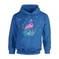 thumbnail image 1 of Awkward Styles Crowned Flamingo Unisex Hoodie Pink Flamingo Hoodie for Him Flamingo Clothes Summer Hoodie for Women Funny Flamingo Sweater for Men Gifts for Her Pink Flamingo Outfit for Men and Women, 1 of 5