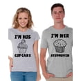 thumbnail image 1 of Awkward Styles I'm His Cupcake Shirt I'm Her Studmuffin Shirt Funny Valentine Shirts Cute Couple Shirt Matching Couple Gift I'm Her Stud Muffin Shirt for Boyfriend I'm His Cupcake Shirt for Girlfriend, 1 of 5